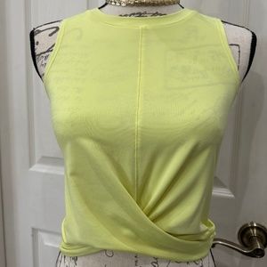 Reel Legends, yellow sleeveless athletic tank top, size L/ 14
